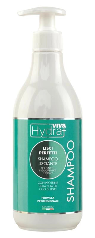 HYDRA VIVA SHAMPOO LISCIANTE PER CAPELLI INDISCIPLINATI E CRESPI CON PROTEINE DELLA SETA ED OLIO DI LINO 500 ML