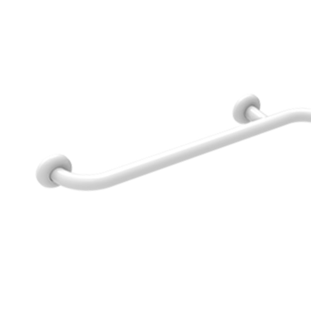 Angolare di sicurezza di cm70x70 in acciaio inox, rivestito in nylon, bianco