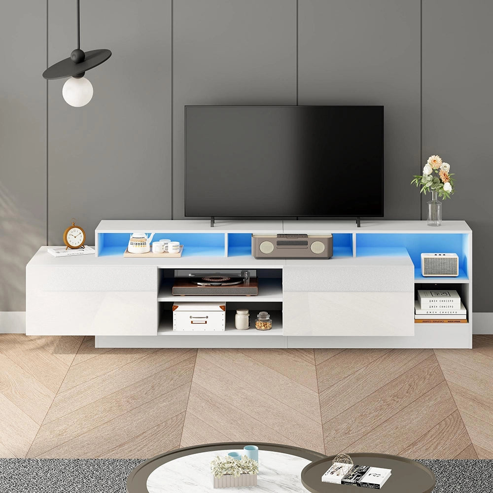 Mobile TV Moderno 190x40x48.5cm - Xylo - Luci LED, fino a 70"