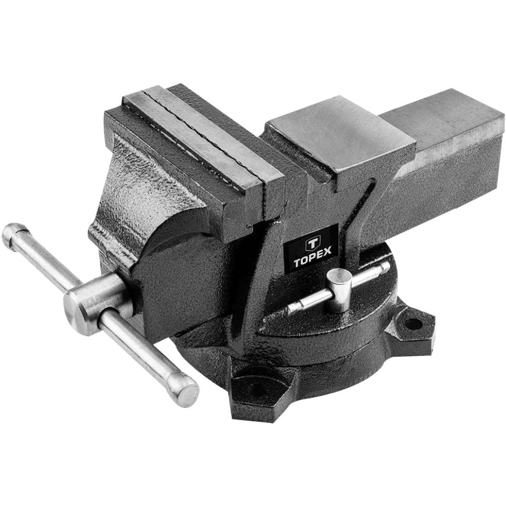 Topex 07a212 morsa da banco gire revole con base a perno, 125 ds