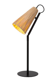 Lampada da tavolo rattan nero 1xE27 BENSEN Lucide