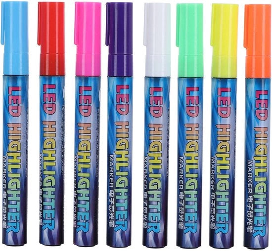Set di pennarelli per apiari - 8 pezzi - Pennarelli in plastica - Colori vivaci - Risparmio di tempo - Materiale duraturo