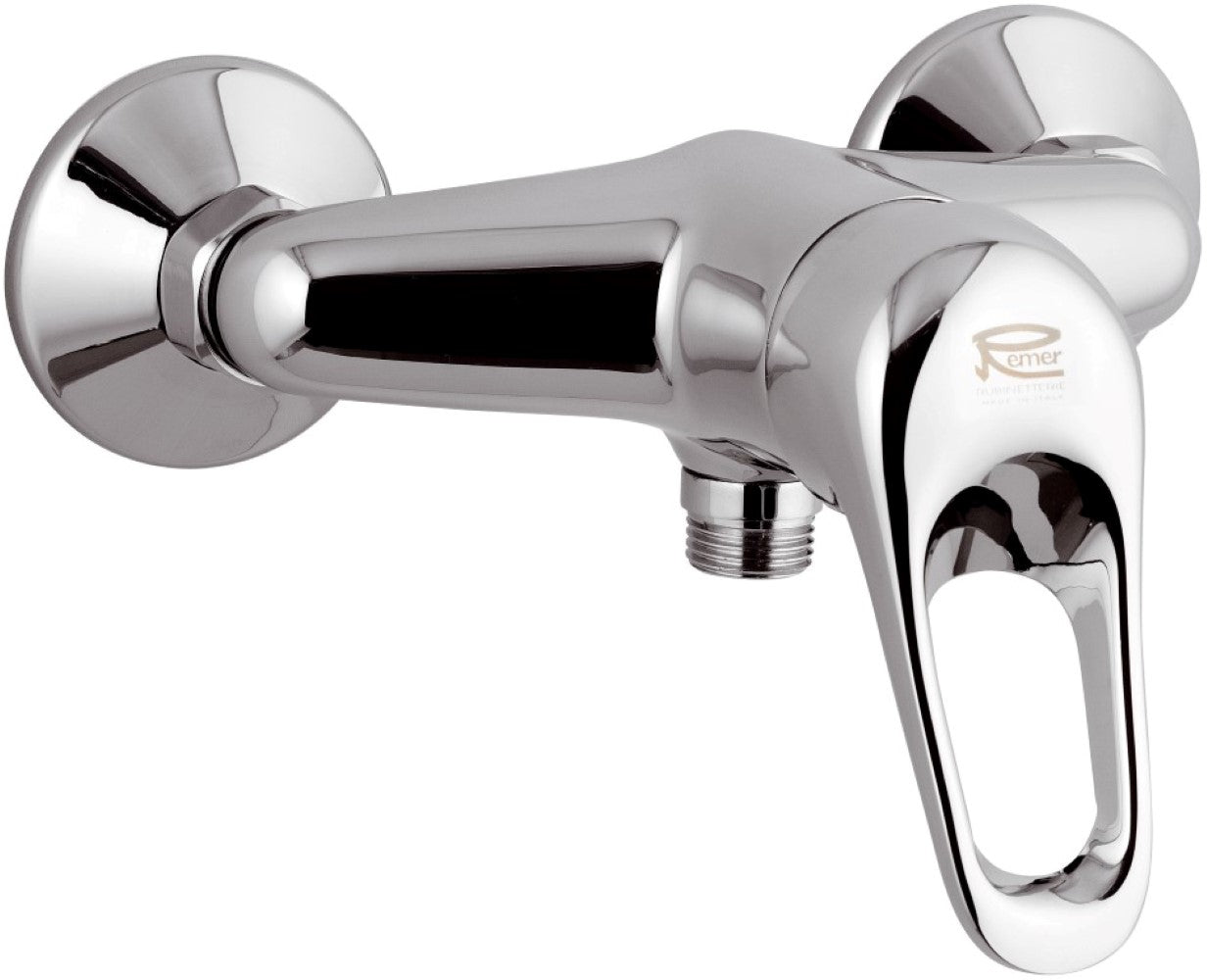 Miscelatore esterno doccia con leva frontale remer - serie kiss