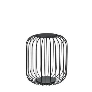 Piantana Vintage - Decò Djambe Metallo Nero Led 18W 3000K D55Cm