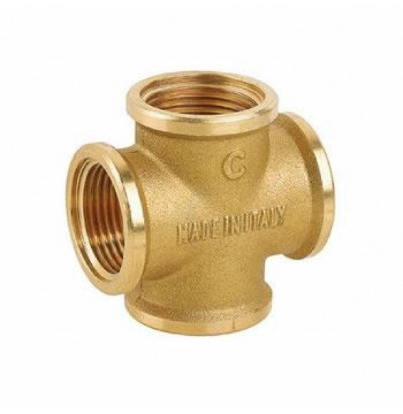 Croce in ottone d.1/2  b08lvht2k v