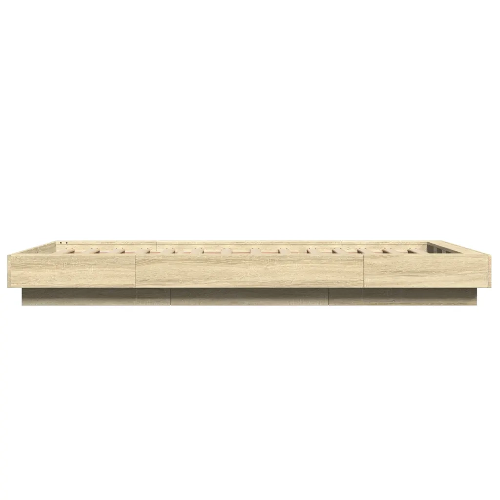 Giroletto-Struttura Letto Rovere Sonoma 90x200 cm in Legno Multistrato 145841