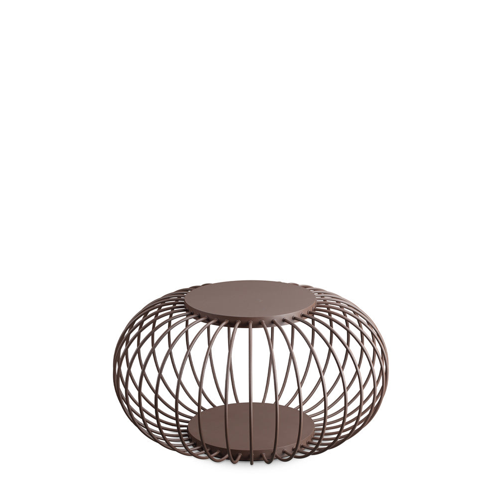 Piantana Vintage - Decò Djambe Metallo Coffee Led 18W 3000K D74Cm