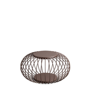 Piantana Vintage - Decò Djambe Metallo Coffee Led 18W 3000K D74Cm