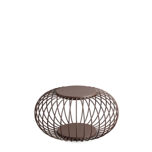 Piantana Vintage - Decò Djambe Metallo Coffee Led 18W 3000K D74Cm