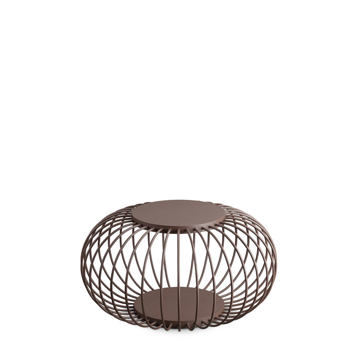 Piantana Vintage - Decò Djambe Metallo Coffee Led 18W 3000K D74Cm