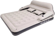 Letto gonfiabile con testiera - Tre strati - Inflazione rapida - Adatto per campeggio - Materasso gonfiabile