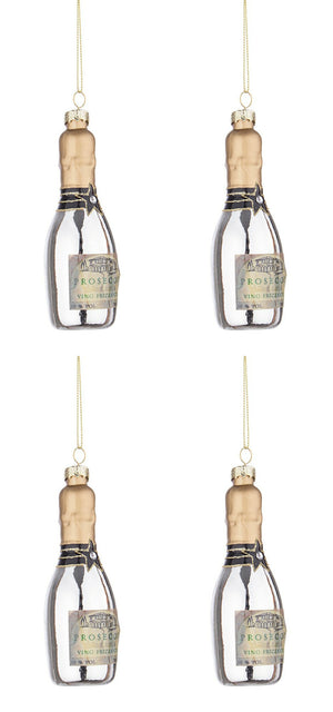 Pendagli Bottiglia di Prosecco Palline Addobbi Decorazioni Albero di Natale