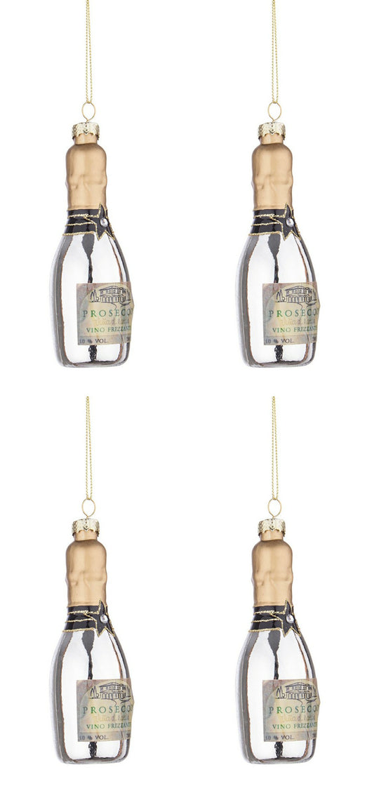 Pendagli Bottiglia di Prosecco Palline Addobbi Decorazioni Albero di Natale