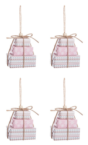 Pendaglio Albero di Natale Pacco Regalo Lewis Addobbi Decorazioni Natalizie