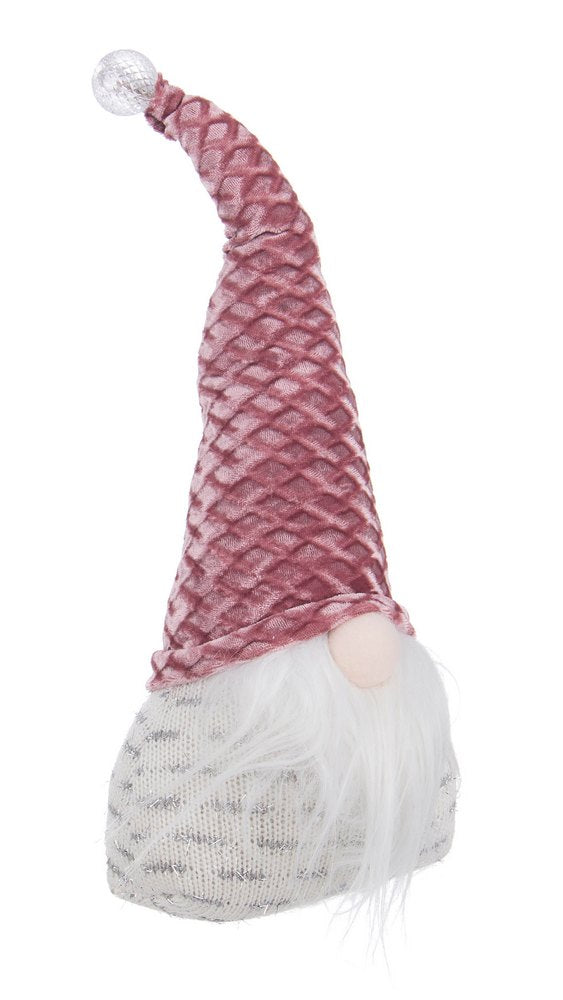 Decorazione Natalizia Luminosa Cappello Babbo Natale Led Illuminato Addobbi