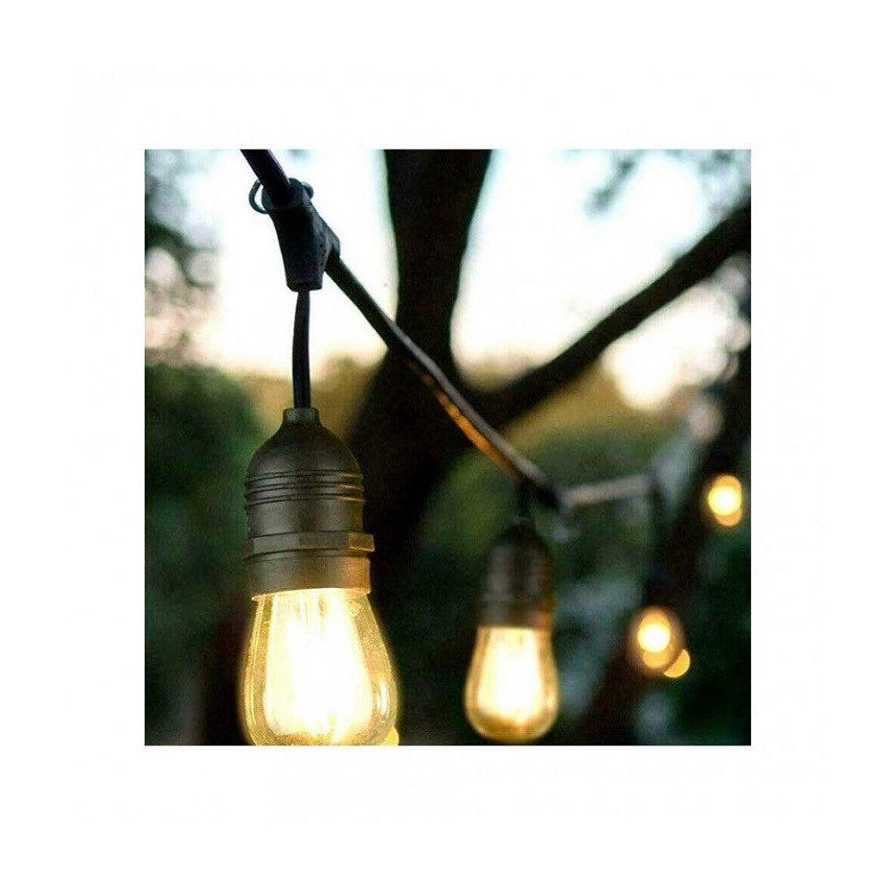 Trade Shop - Catena Luminosa Esterno Ip44 Cordoniera Portalampada A Cascata 10xe27 11mt St-ap -