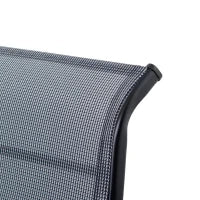 Sdraio da Giardino Zero Gravity Set 2 Pz, Regolabile su 9 Livelli, con Cuscini, 65x70x111cm, Grigio