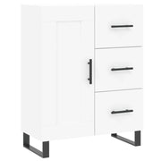 Buffet credenza cassettiera armadio mobile contenitore organizer per cucina soggiorno salotto 69,5 x 34 x 90 cm legno ingegnerizzato bianco 02_0030454