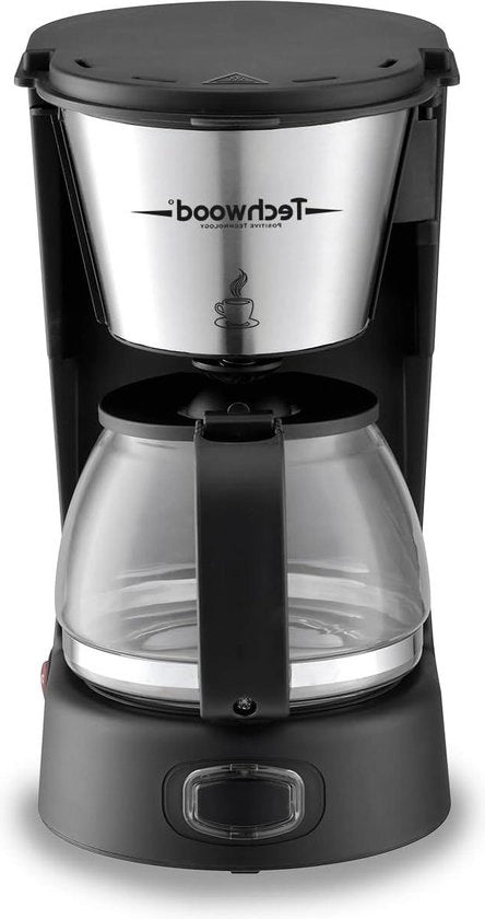 Caffettiera automatica 6-8 tazze con sistema di arresto gocciolamento - capacità 750 ml - livello acqua visibile - spegnimento automatico