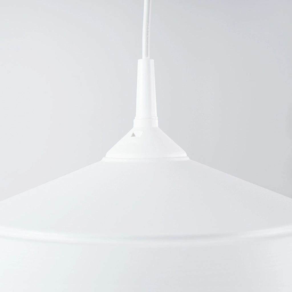 Lampada a sospensione cupola bianca Dagmar E27 Pure Lume