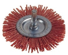 PG SPAZZOLA NYLON ARANCIO CIRC.MM. 75 ART.497.05