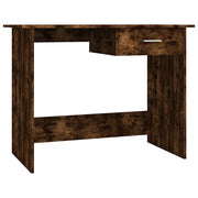 Scrivania | Tavolo da Ufficio Rovere Fumo 100x50x76 cm in Legno Multistrato