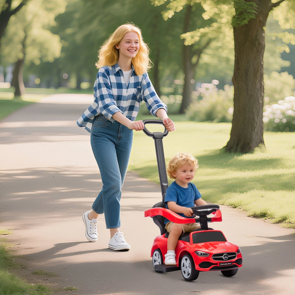 Portagiochi Bambini Mercedes-Benz ¨C zephmum ¨C Rosso 91x40x83 cm