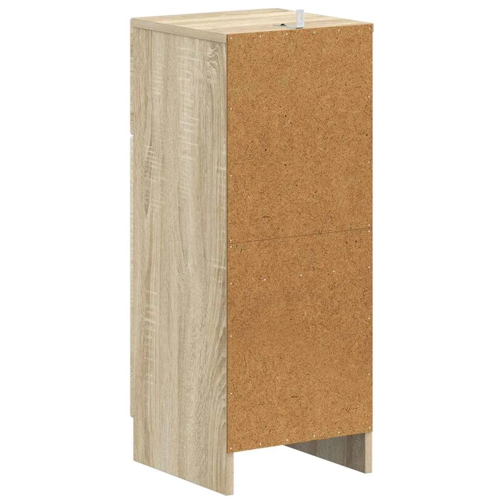 Mobiletto da Bagno UTRECHT Rovere Sonoma 30 x 31 x 77 cm 897707