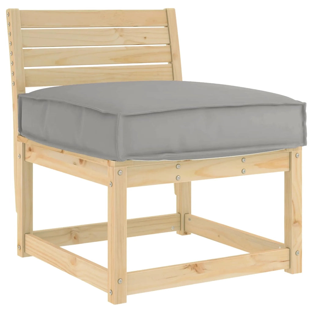 Cuscino Grigio 60 x 60 x 12 cm Tessuto Oxford 42001489