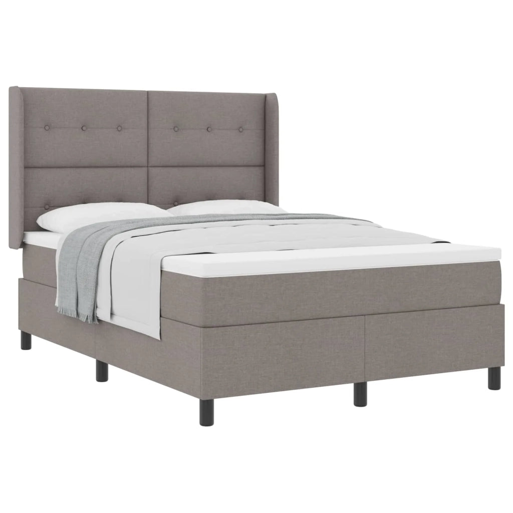Letto a molle con materasso Talpa 140 x 190 cm Tessuto
