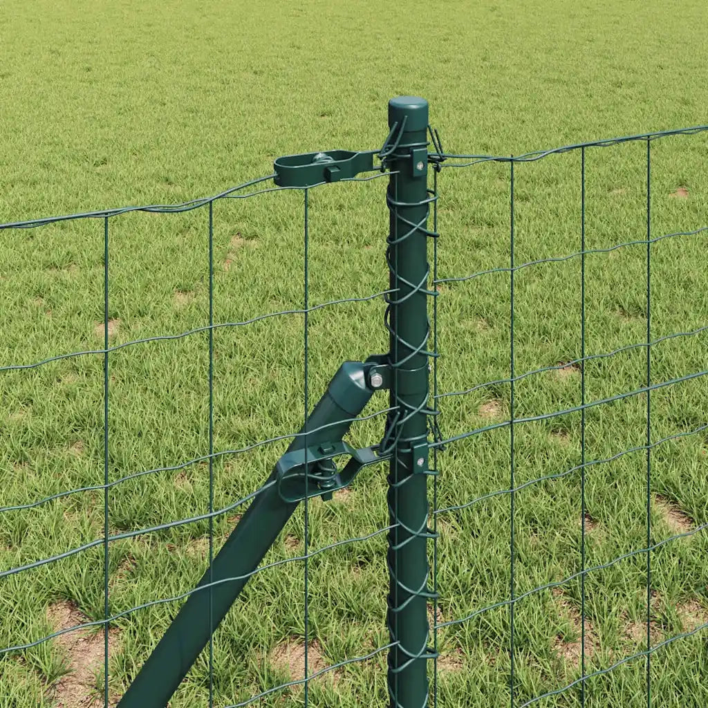 Recinzione con Posto Verde 0,6 x 50 m Acciaio e PVC