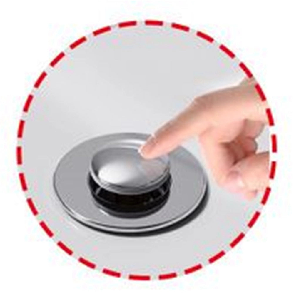 Trade Shop - Tappo Lavandino Universale Pop Up Cucina Bagno Filtro Anti-intasamento Di Scarico 87340 -
