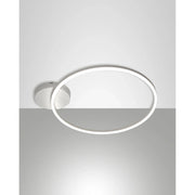 Giotto Plafoniera Bianca D600 36W 3780Lumen Stile Moderno Collezione GIOTTO