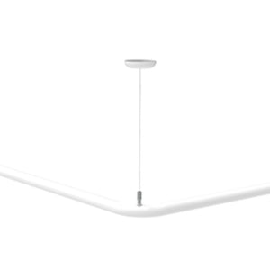 Reggitenda angolare di cm 70x70 con supporto a soffitto