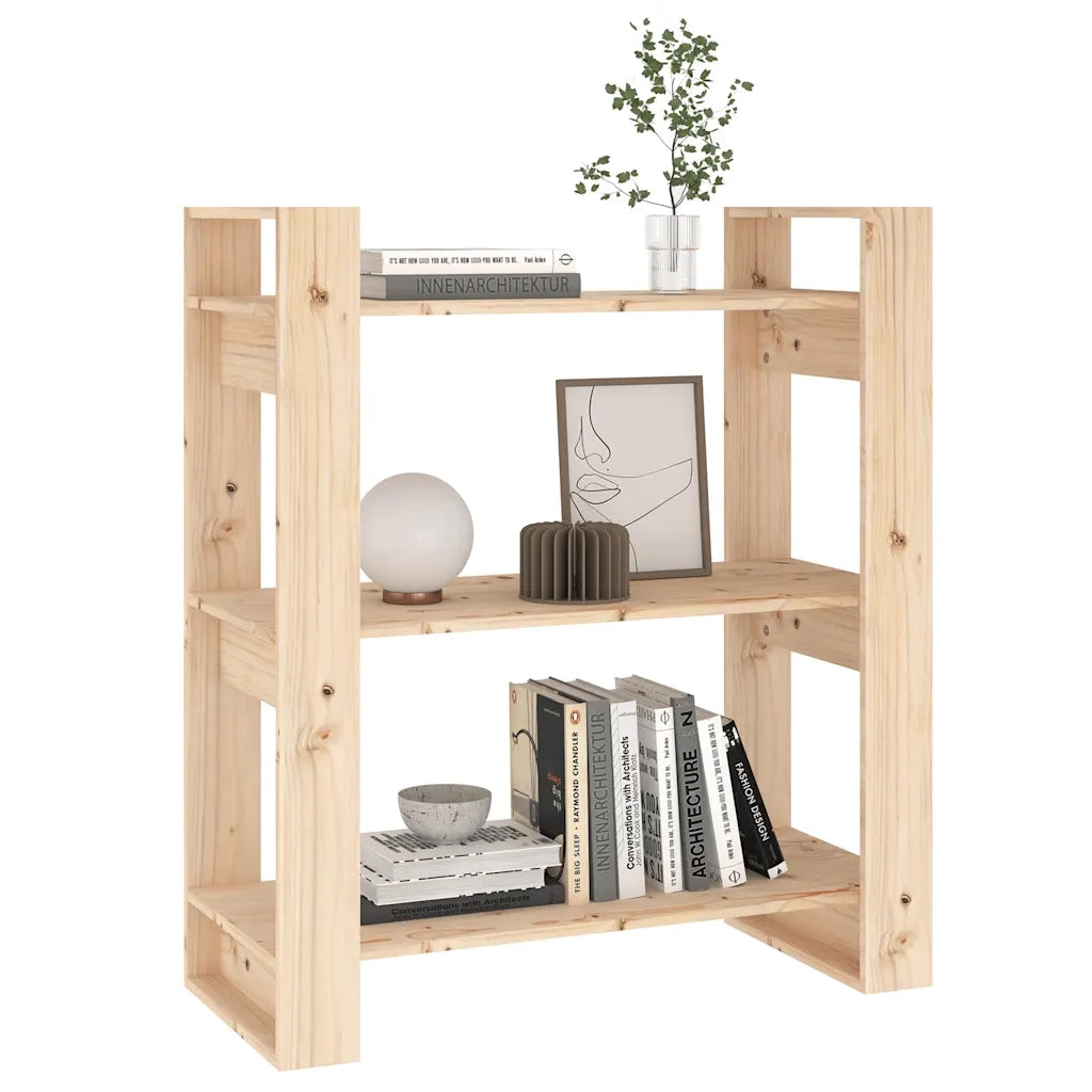 Libreria/Divisorio 80x35x91 cm Legno Massello di Pino 813899