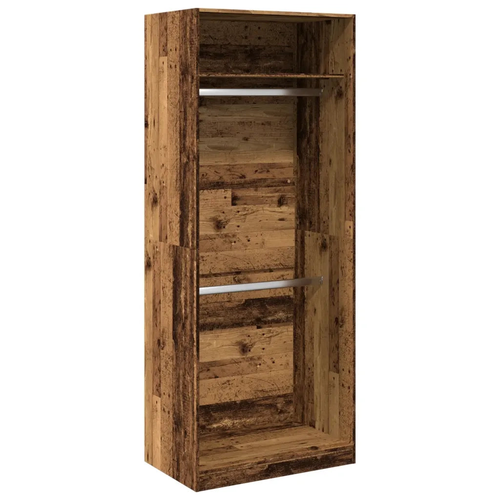 Armadio Legno Antico 80x50x200 cm in Legno Multistrato CFW4297849
