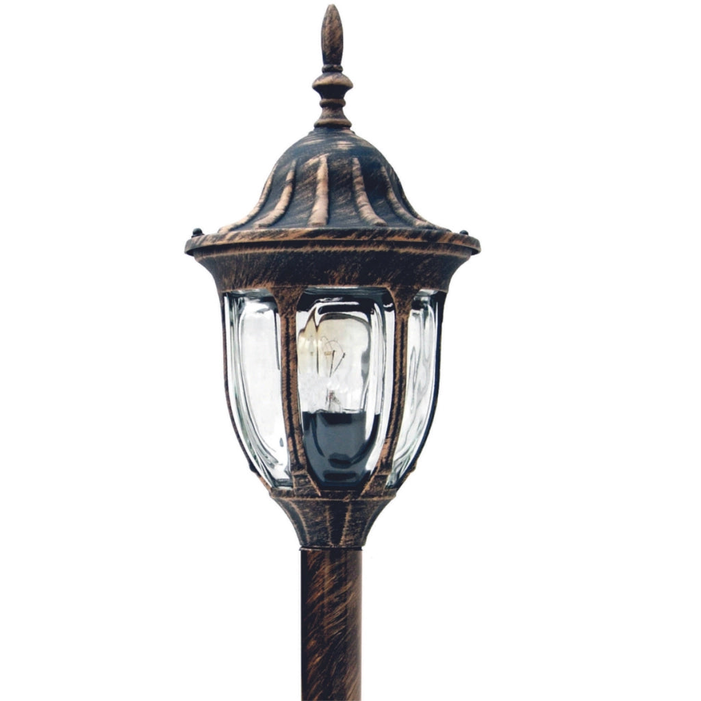 Lampione da esterno Florencia oro patina E27 98cm Polux