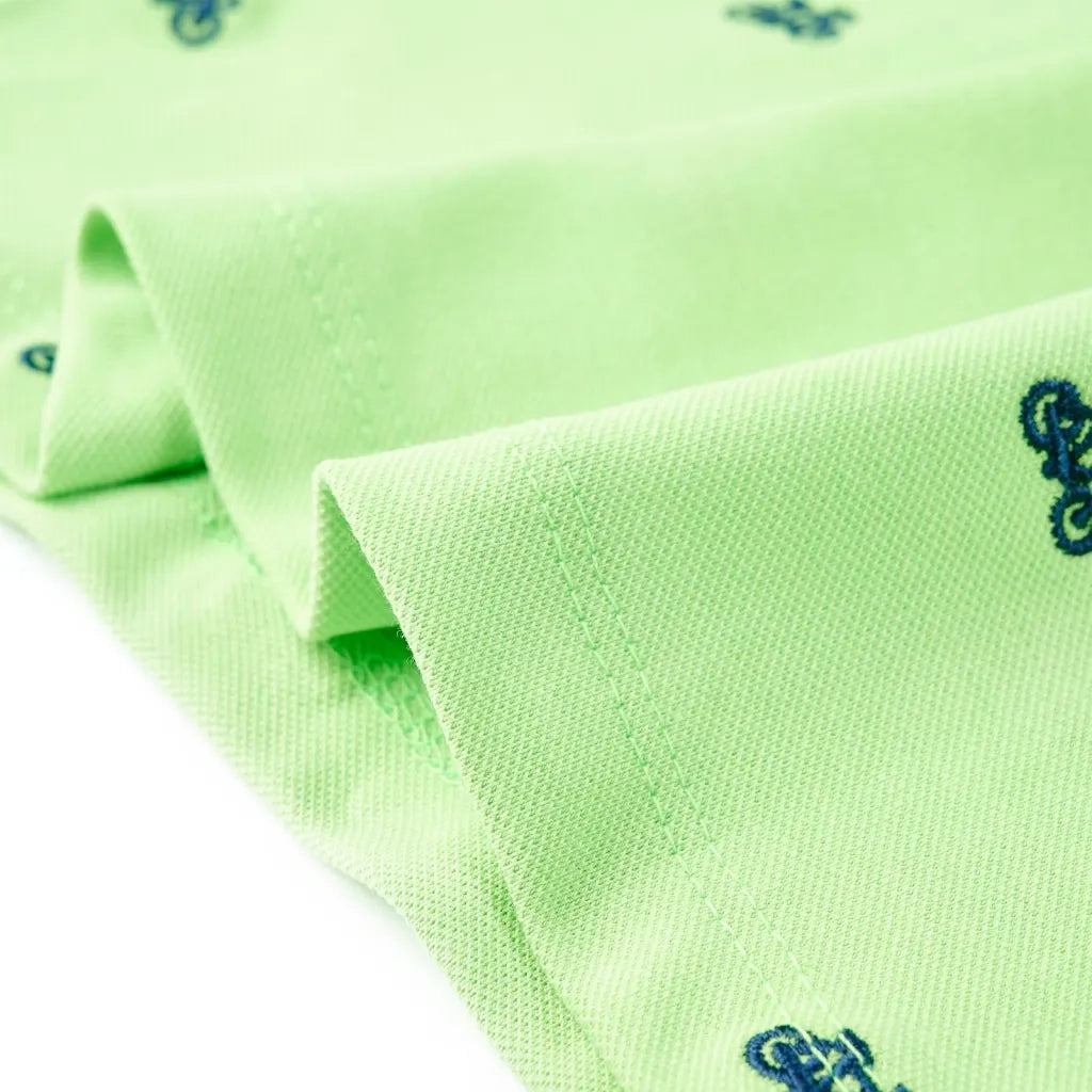 Polo da Bambino Verde Neon 116
