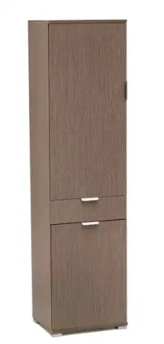 Colonna 2 ante + cassetto rovere grigio già montato L45 H174 P38