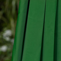 Ombrellone da Giardino Inclinabile 2.7m con 32 LED e Pannello Solare - Verde