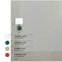 LAMPADA DA TAVOLO BURANO E14 H23CM BEIGE.