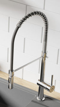 Miscelatore per cucina con doccia, alto