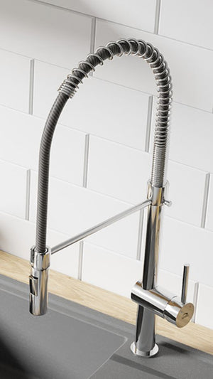 Miscelatore per cucina con doccia, alto