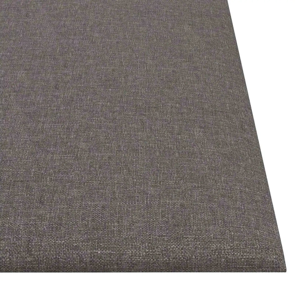 Testiera da Parete 12 pcs Grigio chiaro 30 x 30 cm Tessuto 4008319