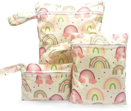Zaino per Bambino 3-delig - Telaio per Bagni - Asciugamani per Bambini - Organizzazione - Divisori Acqua/Dry - Asciugamani per Bambini