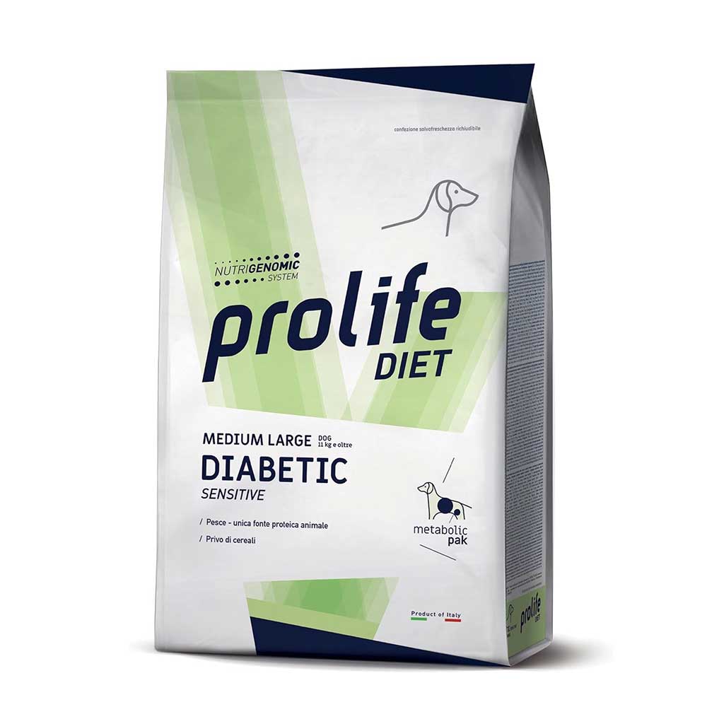 Prolife Dog Veterinary Medium Large Diabetic Sensitive 8kg