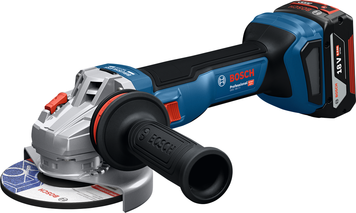 Bosch GWS 18V - 11 – Smerigliatrice Angolare 18V, 125 mm - 1100w con batterie