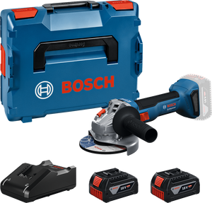 Smerigliatrice angolare Bosch a batteria 800w, 2 batterie Brushless GWS 18V-8