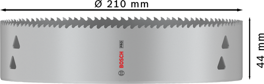 SEGA A TAZZA MULTIMATERIALE BOSCH PRO diametro 210 mm 2608901547