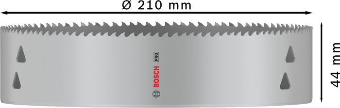 SEGA A TAZZA MULTIMATERIALE BOSCH PRO diametro 210 mm 2608901547